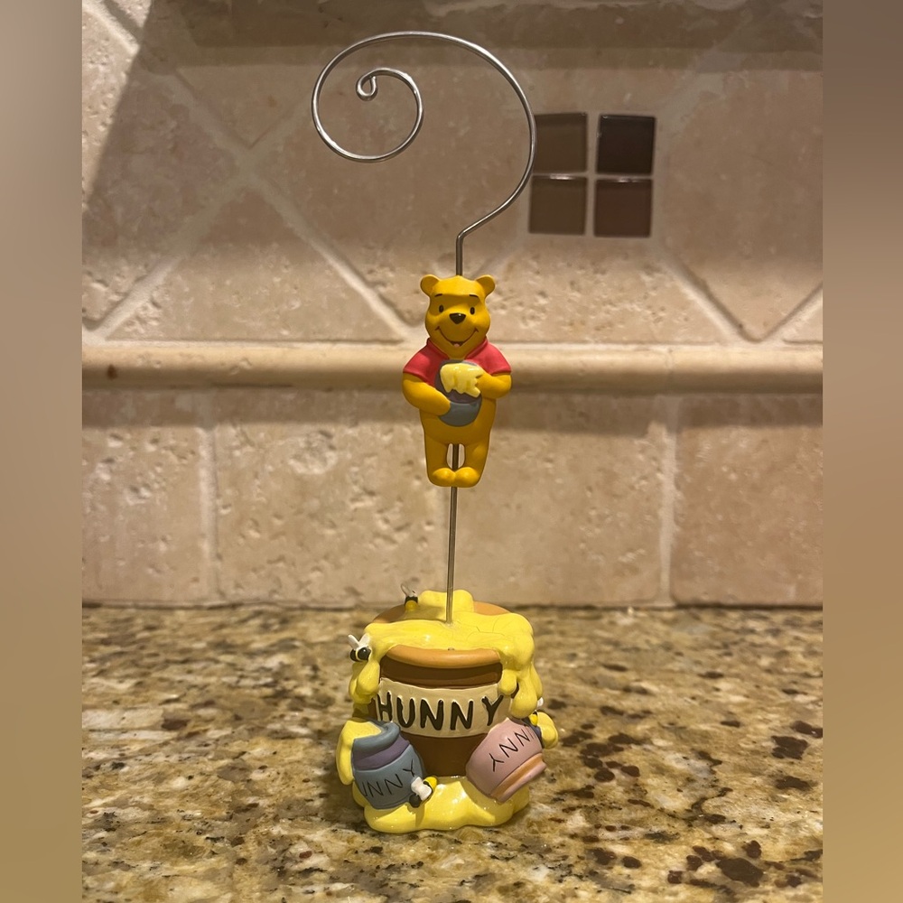 Vintage Winnie the Pooh Hunny Pot Picture Holder